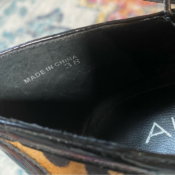 ALDO Leopard Print Pony Hair Peep Toe Platform - Picture 7 of 9